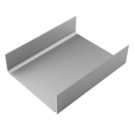 Profil simplu organizator pentru sertar Scilm, argintiu, 4200 mm lungime, 150 mm latime, 51 mm inaltime 