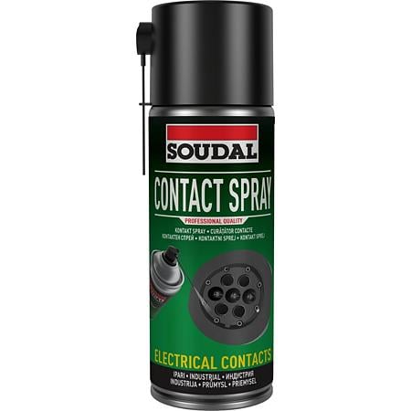 Spray curatare contacte electrice Soudal, transparent, 400 ml