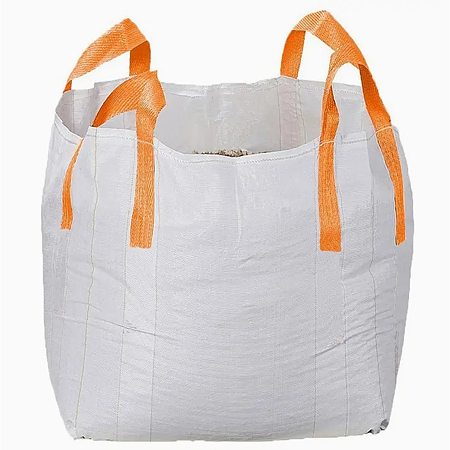 Sac Big Bag, 1t, polipropilena, circular, alb