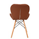 Scaun bucatarie / living Eliza, tapitat, piele ecologica, cadru de lemn, maro, max. 110 Kg., 73 x 47 cm Scaun bucatarie / living Eliza, tapitat, piele ecologica, cadru de lemn, maro, max. 110 Kg., 73 x 47 cm