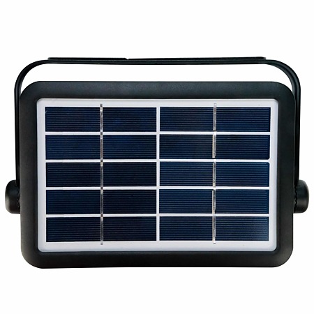 Proiector solar LED Hepol, senzor miscare, 5 W, lumina rece 6500 K