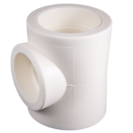Teu redus PPR 110 mm Vesbo, 90 x 110 mm, filet interior, alb Teu redus PPR 110 mm Vesbo, 90 x 110 mm, filet interior, alb