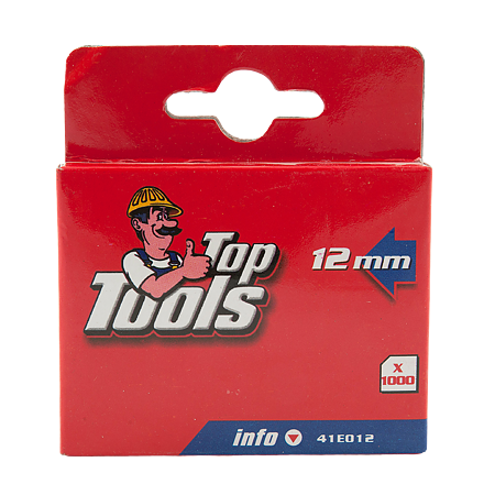Capse Topex, pentru tapiterie, de tip J, 12 x 11,3 x 0,7 mm, 1000 buc