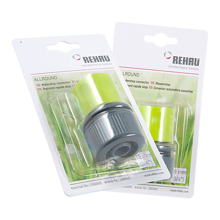 Cupla cu stop Rehau, 3/4", 19 mm Cupla cu stop Rehau, 3/4", 19 mm