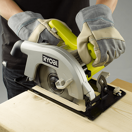 Fierastrau circular electric Ryobi EWS1150RS, capacitate inclinare: 0-45°, 1150W, turatia 5600 rpm