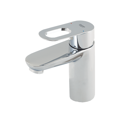 Set baie 3 in 1 Grohe Startloop, alama sanitara si plastic, crom lucios