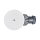 Capac tip DOM pentru sifon Wirquin SLIMPlus, din ABS, alb mat, Ø118 mm