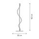 Lampadar LED Klausen Fiora PT1, KL147008, 32W, 3000K-4500K-6500K, alb