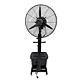 Ventilator de terasa cu pulverizare apa Vortex VO4260, 30 W, rezervor apa 40 l, 3 trepte, negru, 52 x 81 x 180 cm