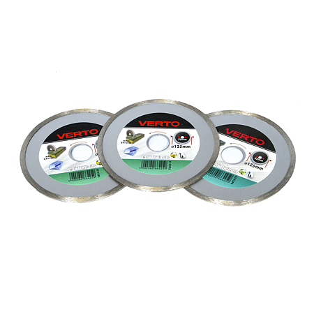 Disc diamantat continuu debitare marmura/ceramica Verto 61H2P5, 125 x 22 mm 
