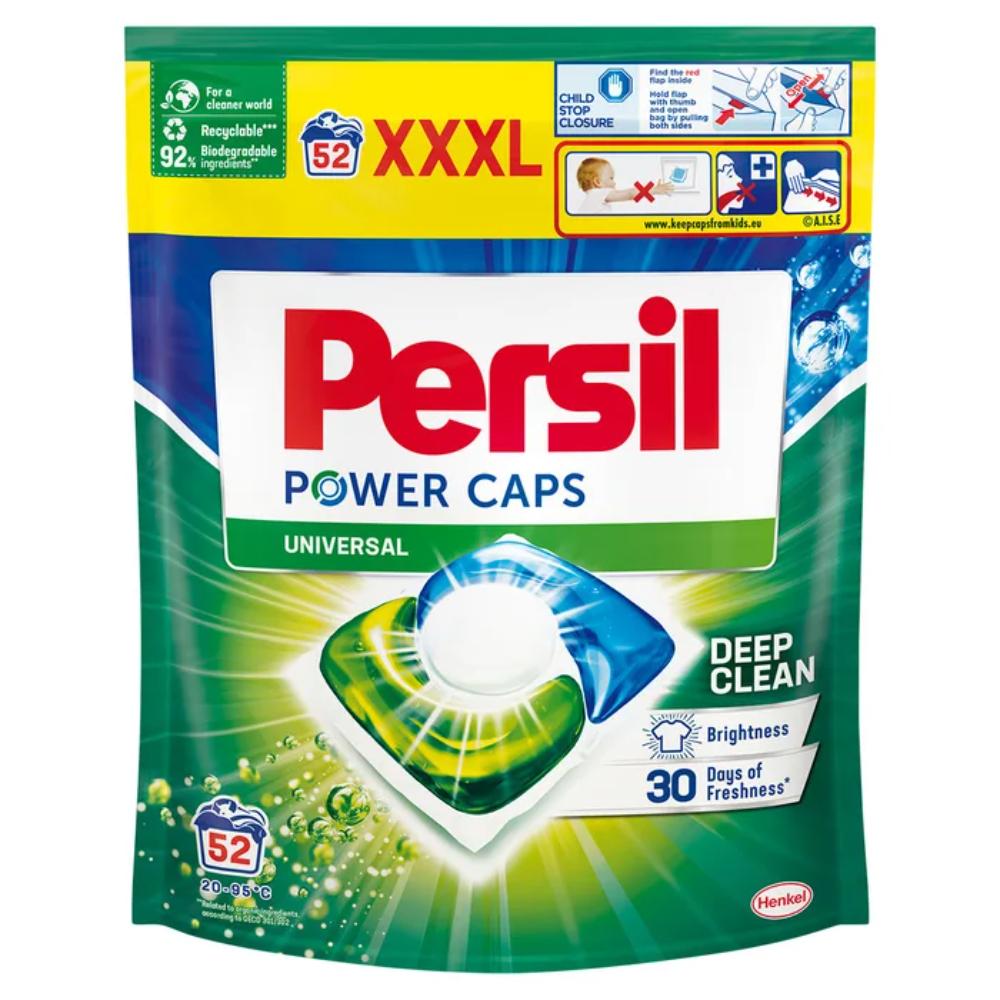 Detergent rufe capsule Persil Power Caps Universal, 52 spalari