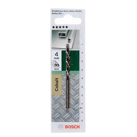 Burghiu Bosch HSS-Co DIN 338, mandrina standard, pentru metal, 4 mm 