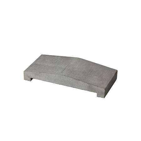 Capac gard Elis Pavaje Siena, beton, gri ciment, grosime 6 cm, 25 x 50 cm