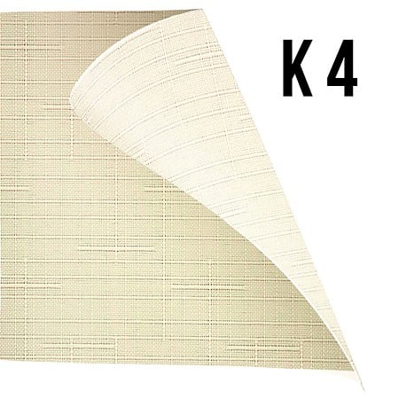 Rulou textil translucid Romance Clemfix Colors K4, 72.5 x 160 cm, crem