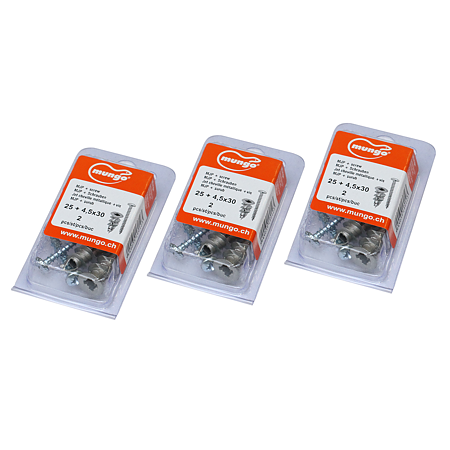 Diblu MJP cu surub pentru gips carton, 25 mm,  4,5 x 30 mm