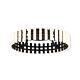 Plafoniera LED Piano PL1, KL140030, 30W, 4000K, negru, alb