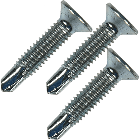 Surub autoforant, cap inecat, filet metric, otel zincat, M4 x 16 mm