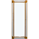 Usa pentru balcon, PVC, 4 camere, 76 x 204 cm, stejar, deschidere stanga