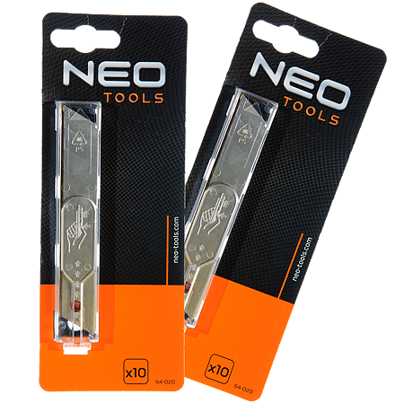 Set 10 rezerve lame cutter, Neo tools 64-020, 18 mm
