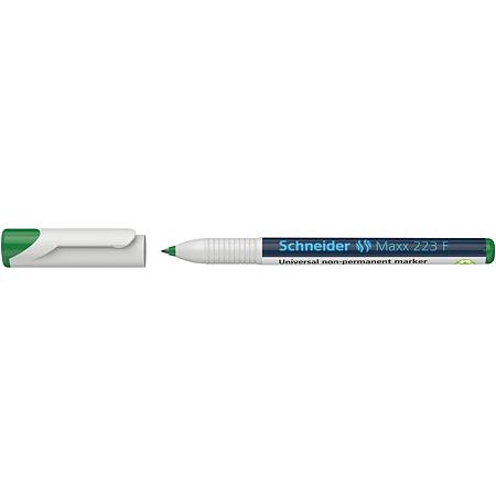 Marker nepermanent Schneider OHP 223, verde, 0.7 mm