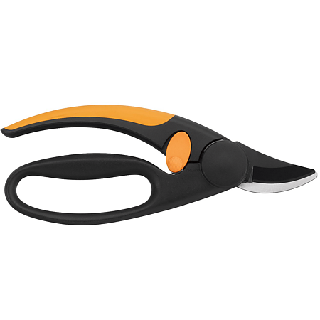 Foarfeca de gradinarit cu garda de protectie Fiskars P44, maner ergonomic, 201 mm, negru oranj Foarfeca de gradinarit cu garda de protectie Fiskars P44, maner ergonomic, 201 mm, negru oranj