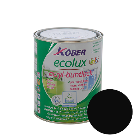 Email Ecolux Kolor negru 0,75 L