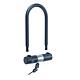 Cablu antifurt pentru bicicleta, Yale, tip U, cu cheie, negru, 158 mm