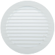 Grila ventilatie circulara cu plasa de insecte Dospel KRO 150, ABS, 150 mm, alb