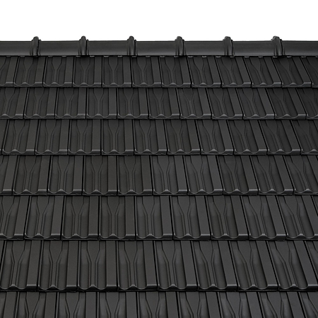 Tigla ceramica Tondach Tango Plus Renoton 9, antracit satinat, 50 x 30 cm