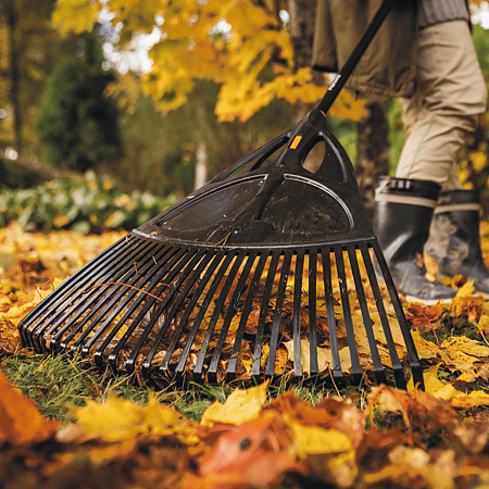 Grebla frunze Fiskars Solid, XL, 1750 mm, aluminiu, negru