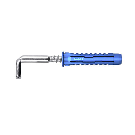 Diblu universal cu surub RawlPlug 4All, cap tip L, nylon, 8 x 40 mm, 8 bucati Diblu universal cu surub RawlPlug 4All, cap tip L, nylon, 8 x 40 mm, 8 bucati