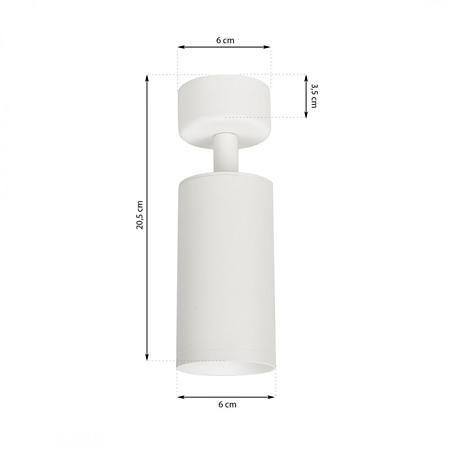 Spot Mica, 1xGU10, metal, alb Spot Mica, 1xGU10, metal, alb
