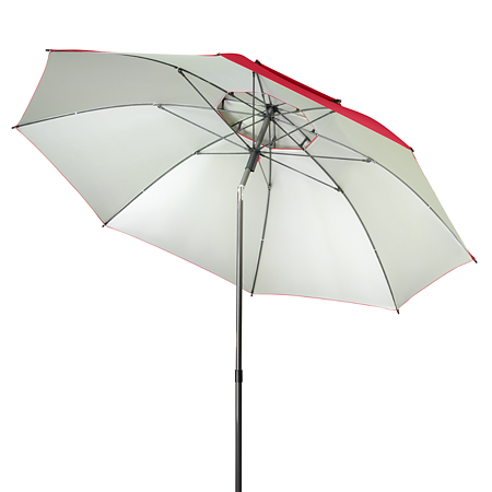 Umbrela pentru terasa Derby Windprofi, rosu, 8 spite, diametru 200 cm, inaltime 207 cm