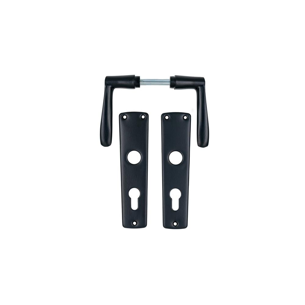 Maner tip sild pentru cilindru, aluminiu, negru, 54 mm