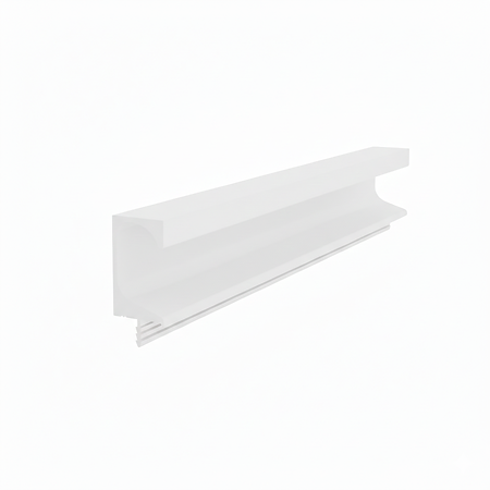Profil maner ER 3897, aluminiu, alb mat, 3 m