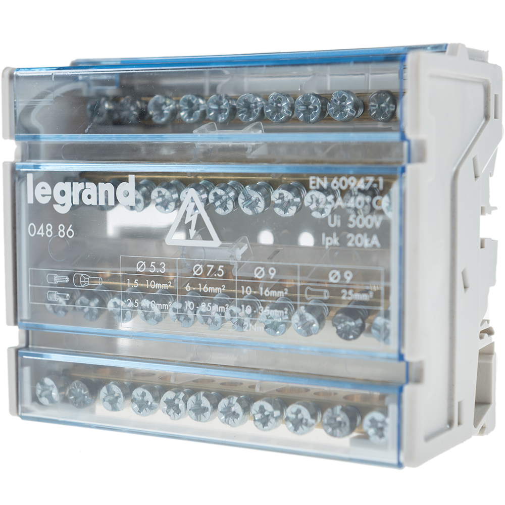 Repartitor modular Legrand 004886, 4P, 125 A 004886