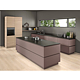 Blat de lucru compact laminat Egger F247 ST76 Bazalt de munte antracit, miez negru, mat, 4100 x 650 x 12 mm