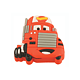 Buton AM085, model camion, silicon, rosu,  40 x 36 x 22 mm