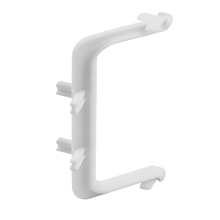 Colt exterior 90 grade pentru profil aluminiu LB (tip Gola) - C, plastic, alb