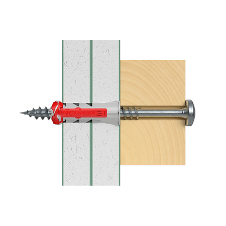 Set dibluri universale Fischer Duopower, 6 x 30 mm, 8 x 40 mm, 10 x 50 mm, 65 bucati