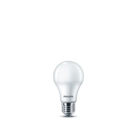Set 2 x Bec LED Philips, standard, E27, 1055 lm, lumina calda 3000 K