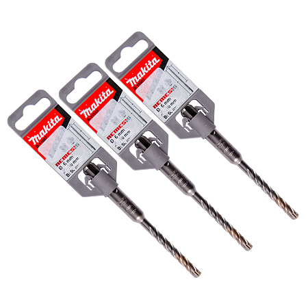 Burghiu 4 taisuri Makita Nemesis, SDS-Plus, pentru beton, 110 x 6 mm