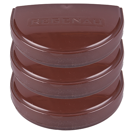 Capac jgheab PVC Regenau, 125 mm, maro RAL 8017 Capac jgheab PVC Regenau, 125 mm, maro RAL 8017