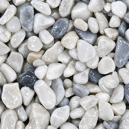Pietre naturale colorate pentru covoare decorative Isomat Natural colored stones, 2-4 mm, bardiglio, interior / exterior, 25 kg