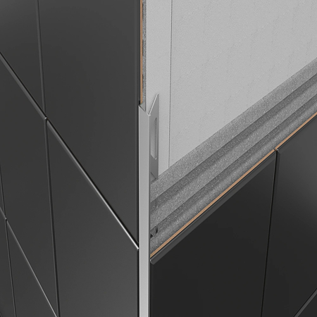 Profil de terminatie Set, aluminiu, olive, 10 mm, 2.5 m
