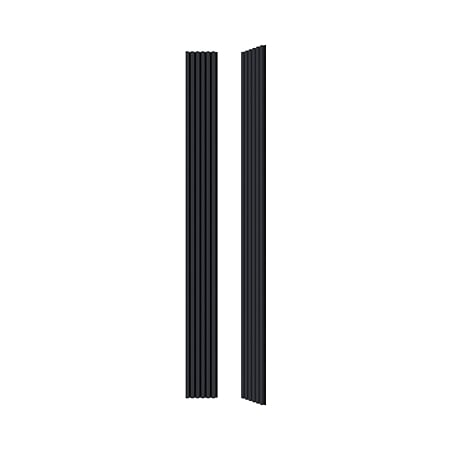 Panou decorativ Linea Acustic, 6 lamele, MDF, bleumarin/negru, interior, 265 x 24.5 x 2.2 cm