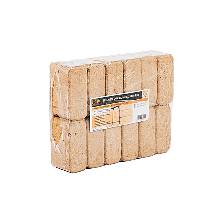Brichete din rumegus RUF, 10 kg Brichete din rumegus RUF, 10 kg