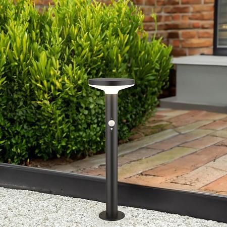 Stalp solar LED Klausen Shiny, KL190004, 4,4W, 3000K, negru