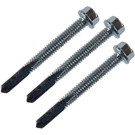 Surub autoforant 4-12 mm, cap hexagonal, M5,5 x 100 mm