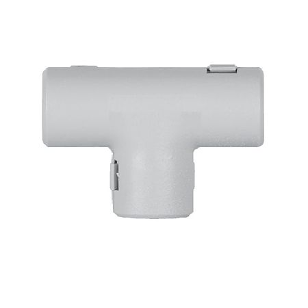 Racord T reversibil instalatii electrice Courbi RT20HV, polipropilena, diametru 16 mm, gri 